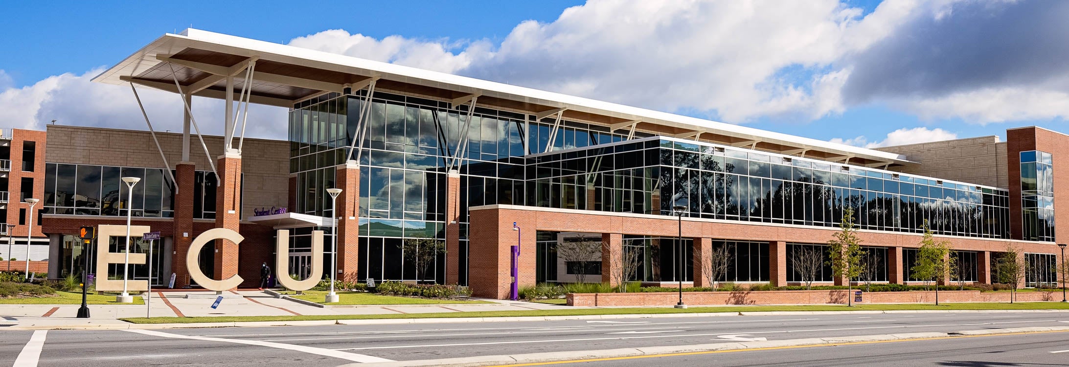 The Main Campus Student Center. (ECU Photo by Cliff Hollis)